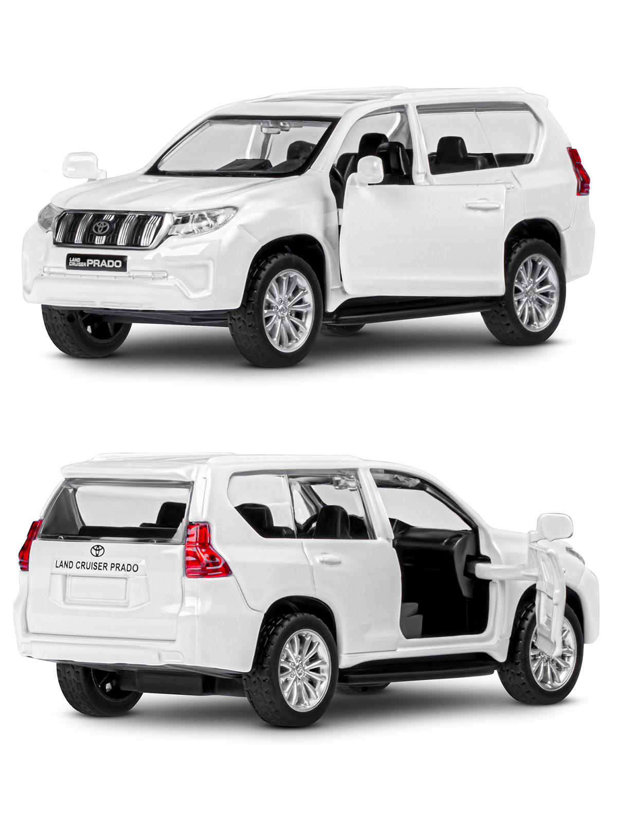 Внедорожник АВТОпанорама Toyota Land Cruiser Prado 1:43 JB1251023 - фото 7