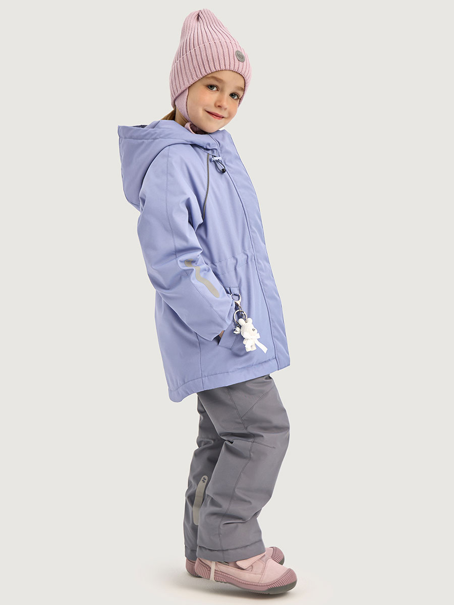 Костюм NIKASTYLE 7м1826 лаванда/светло-серый - фото 3