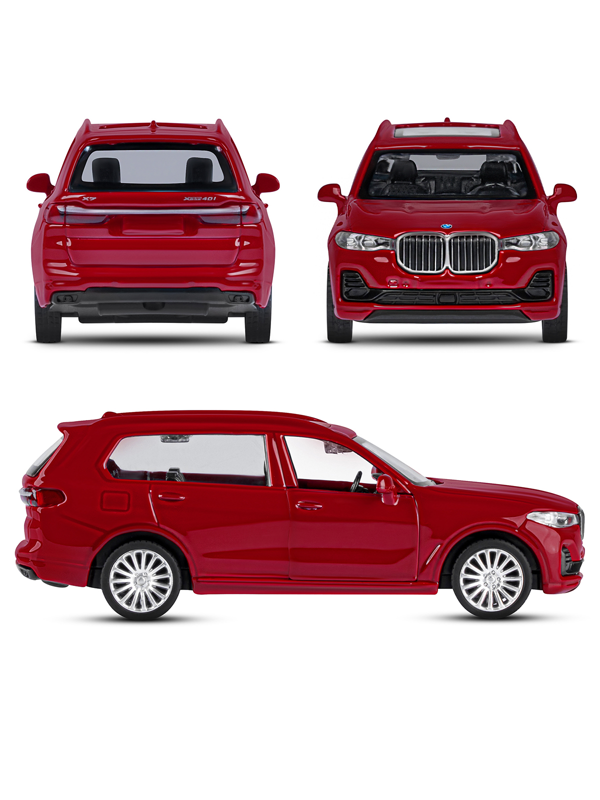 Внедорожник АВТОпанорама BMW X7 1:44 JB1251258 - фото 5