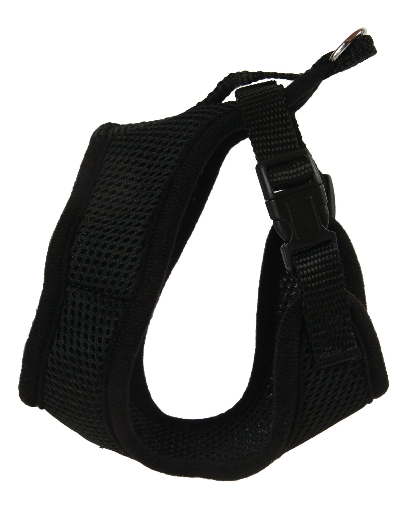 Шлейка-жилетка для собак Barbaks Чёрная сетка S шея 28см грудь 38-48см - фото 2