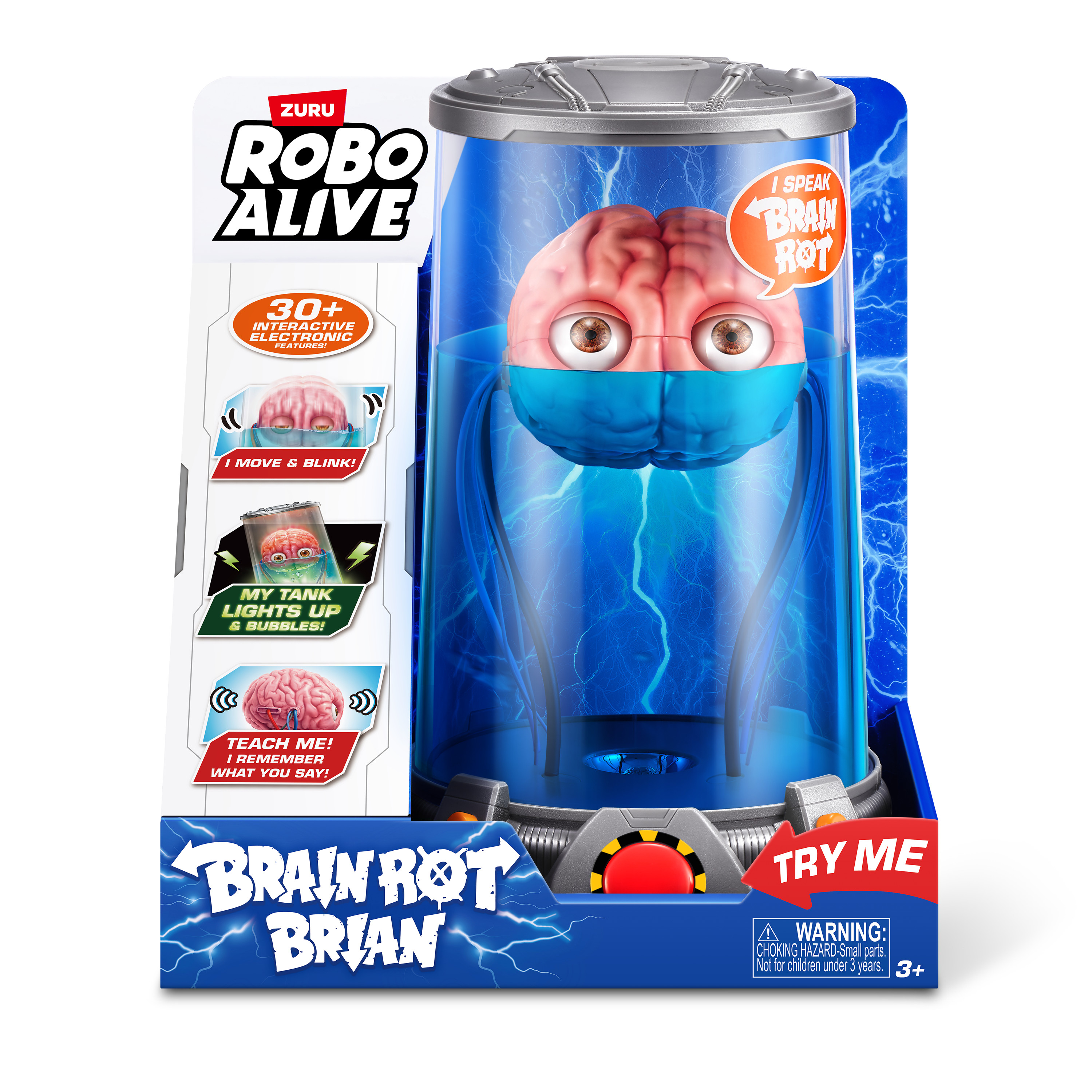 Фигура полигональная Zuru ROBO ALIVE Интерактивный мозг 71172 - фото 8