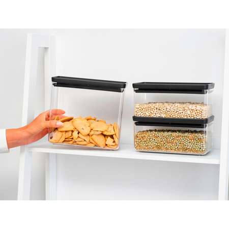 Набор модульных контейнеров Brabantia Tasty+ 3шт темно-серый 230783