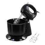 Миксер кухонный стационарный MARTA MT-MX4901B с чашей/черный жемчуг