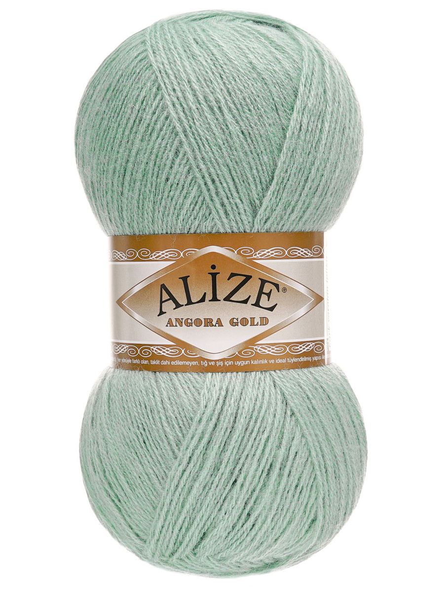 Пряжа Alize для шарфов кардиганов Angora Gold 100 гр 550 м 5 мотков 515 миндаль - фото 4