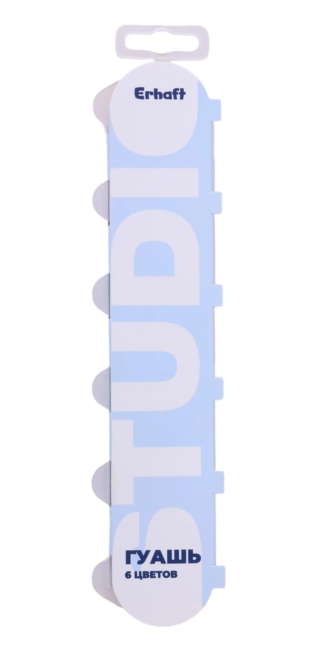 Краски гуашь Erhaft 6 цв. - фото 1