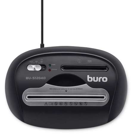 Шредер BURO Office BU-S1204D
