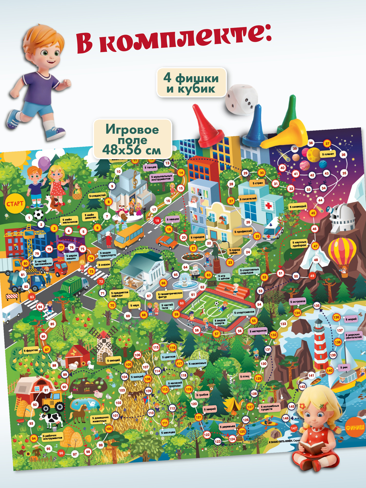 Настольная игра Дрофа-Медиа Я знаю пять имен - фото 8