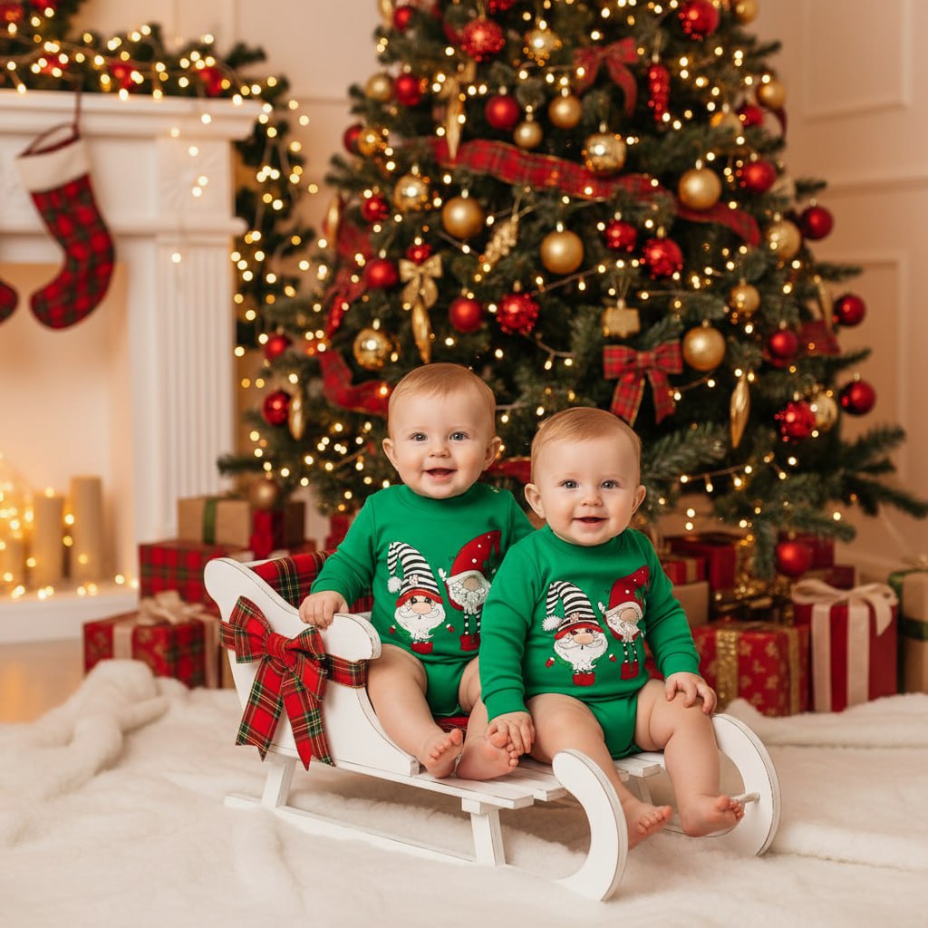 Боди Утенок ПК-1511 зеленый гномы - фото 4