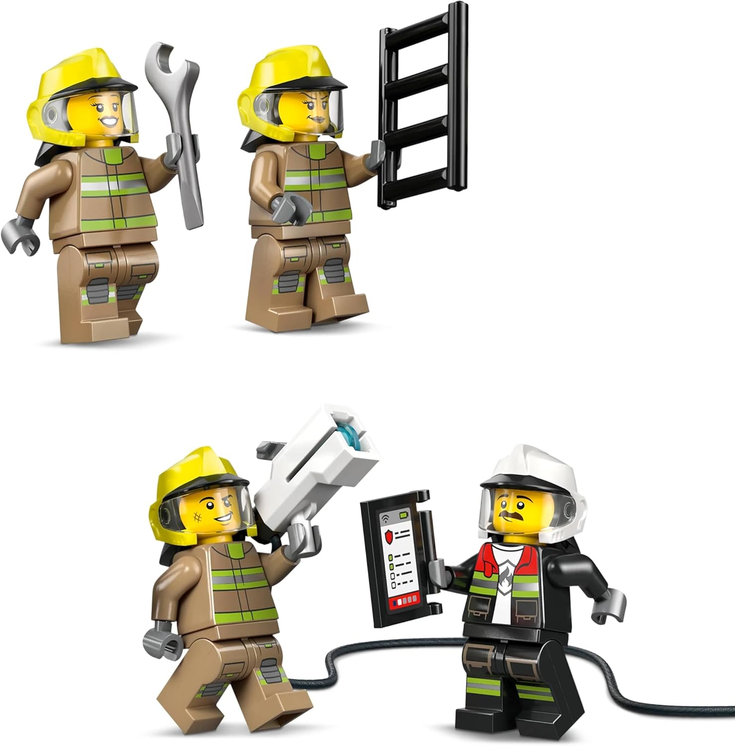 Конструктор LEGO City Пожарная машина для аэропорта 491 дет. - фото 6