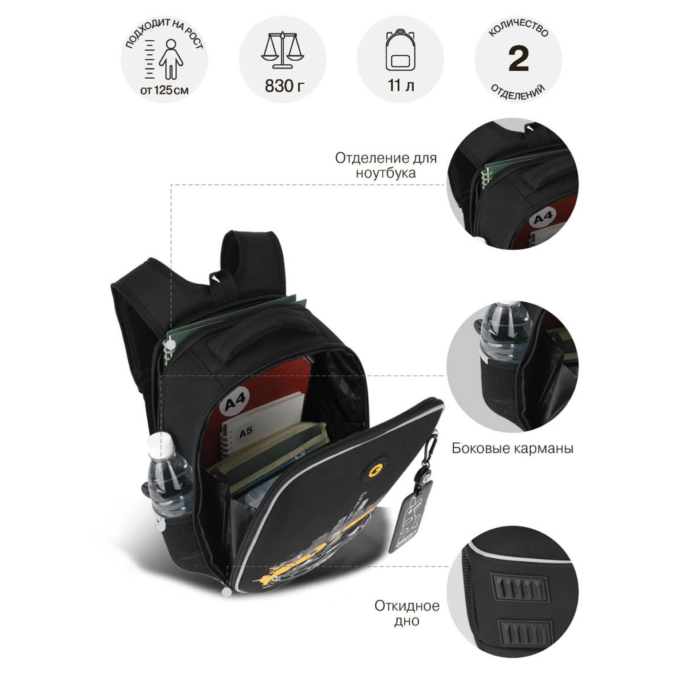 Ранец Grizzly Для мальчика - фото 7