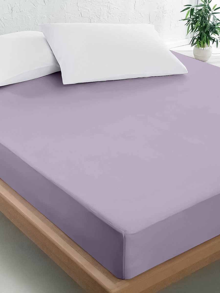 Простыня BRAVO поплин лилия 180 x 200 см на резинке 1 шт. - фото 7