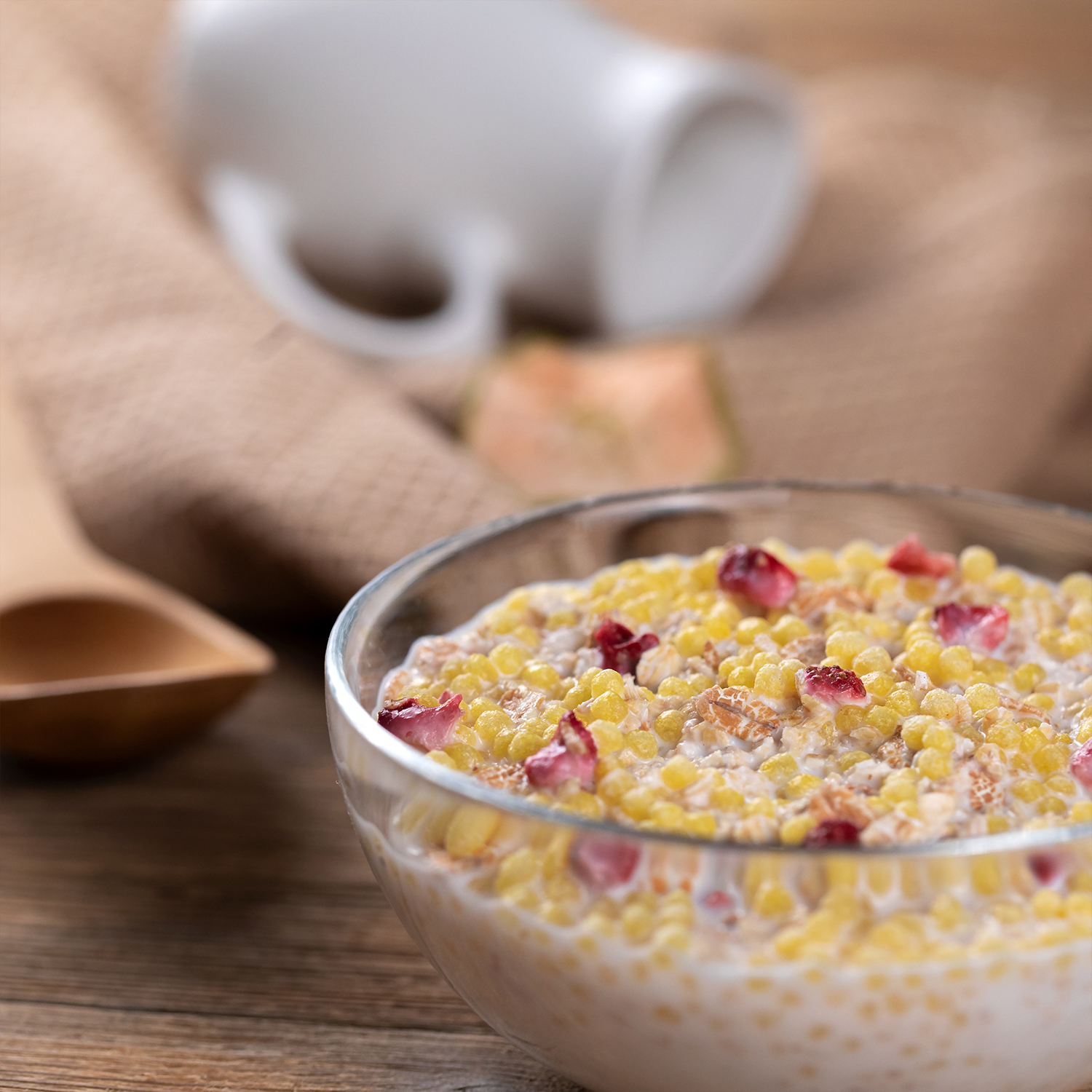 Каша Fleur Alpine мультизлаковая банан-клубника-яблоко с кукурузными шариками овсяными и спельтовыми хлопьями 200г с 15месяцев - фото 12