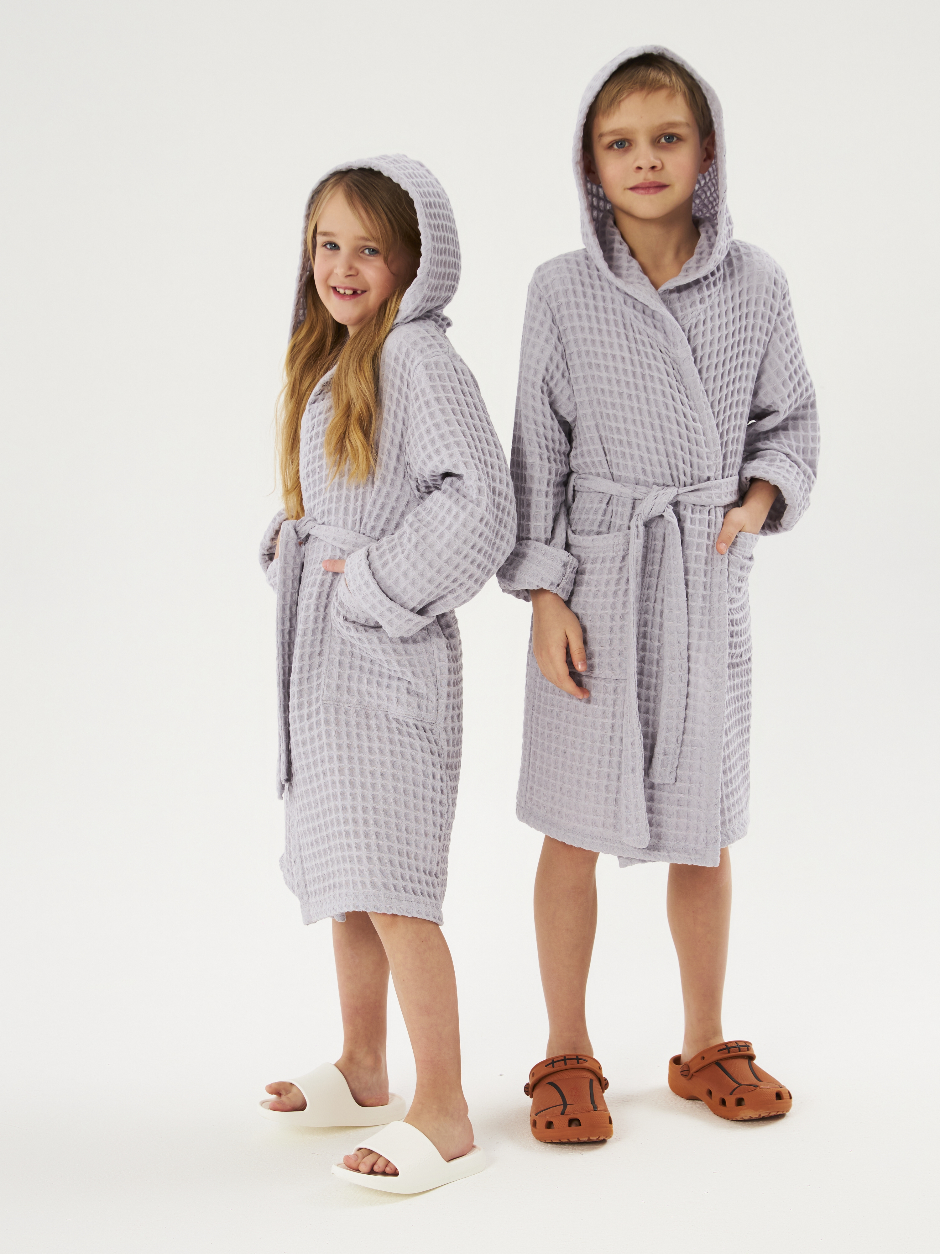 Халат Осьминожка 826-11/серый - фото 11