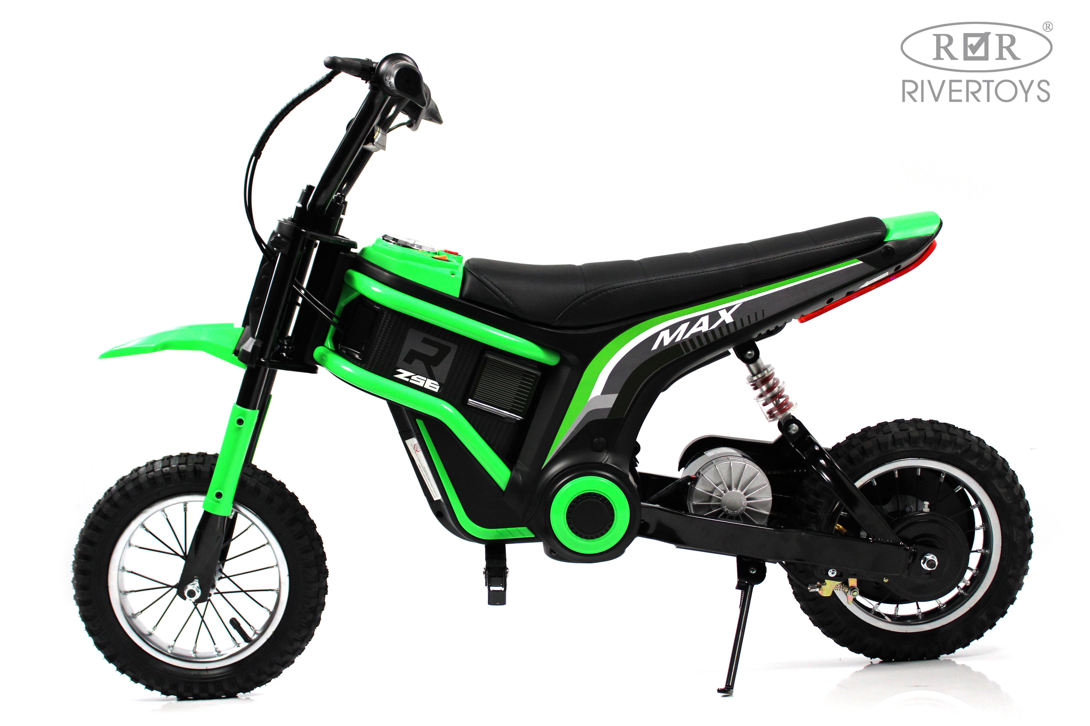 Электромотоцикл RIVERTOYS A005AA-MOTO-GREEN - фото 7