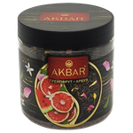 Чай Akbar черный крупнолистовой Акбар Грейпфрут и Арбуз пластиковая банка 100г