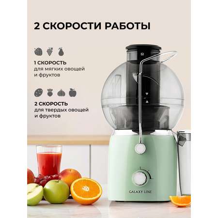 Соковыжималка Galaxy LINE GL0811 свежая мята
