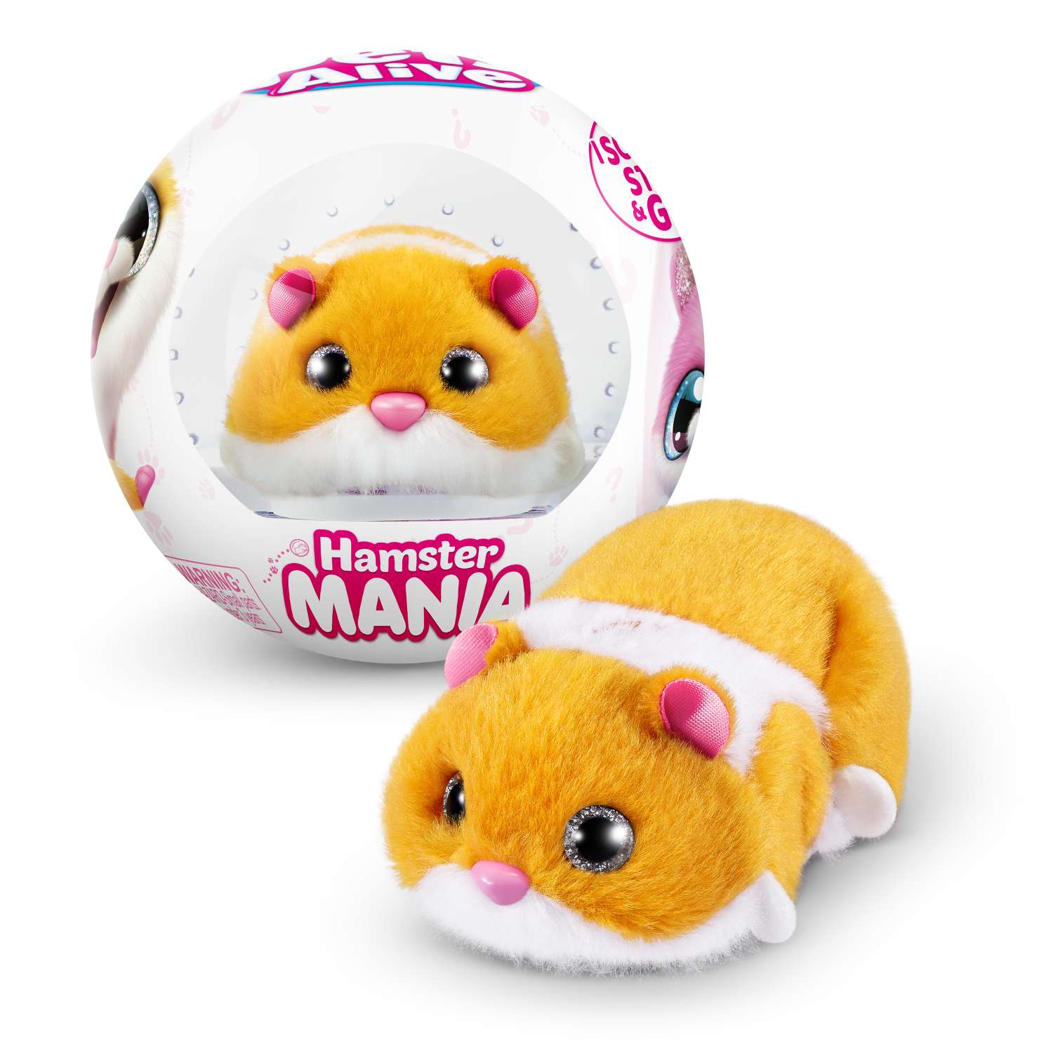 Мягкая игрушка Zuru Pets Alive хомяк Hamstermania Шар - фото 9