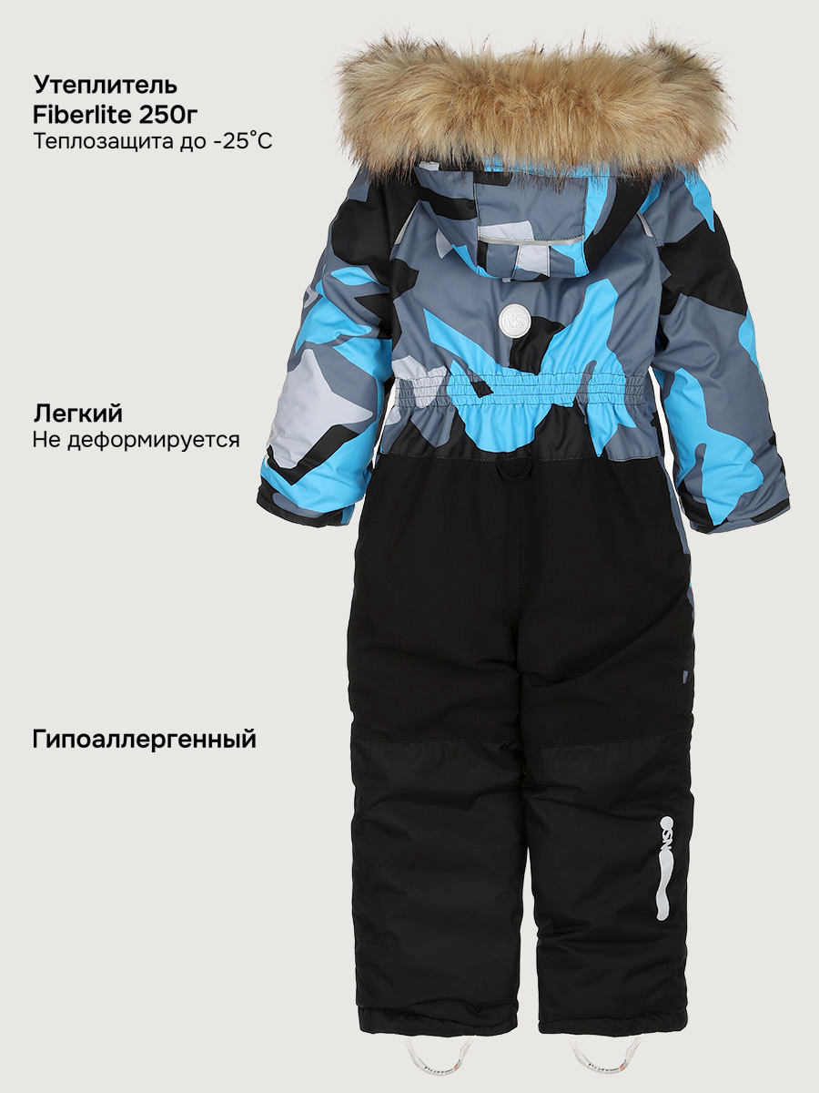 Комбинезон NIKASTYLE 8з0925 голубой/черный - фото 6