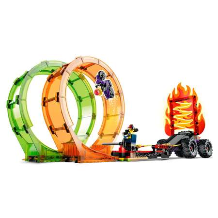 Конструктор LEGO City Double Loop Stunt Arena блочный