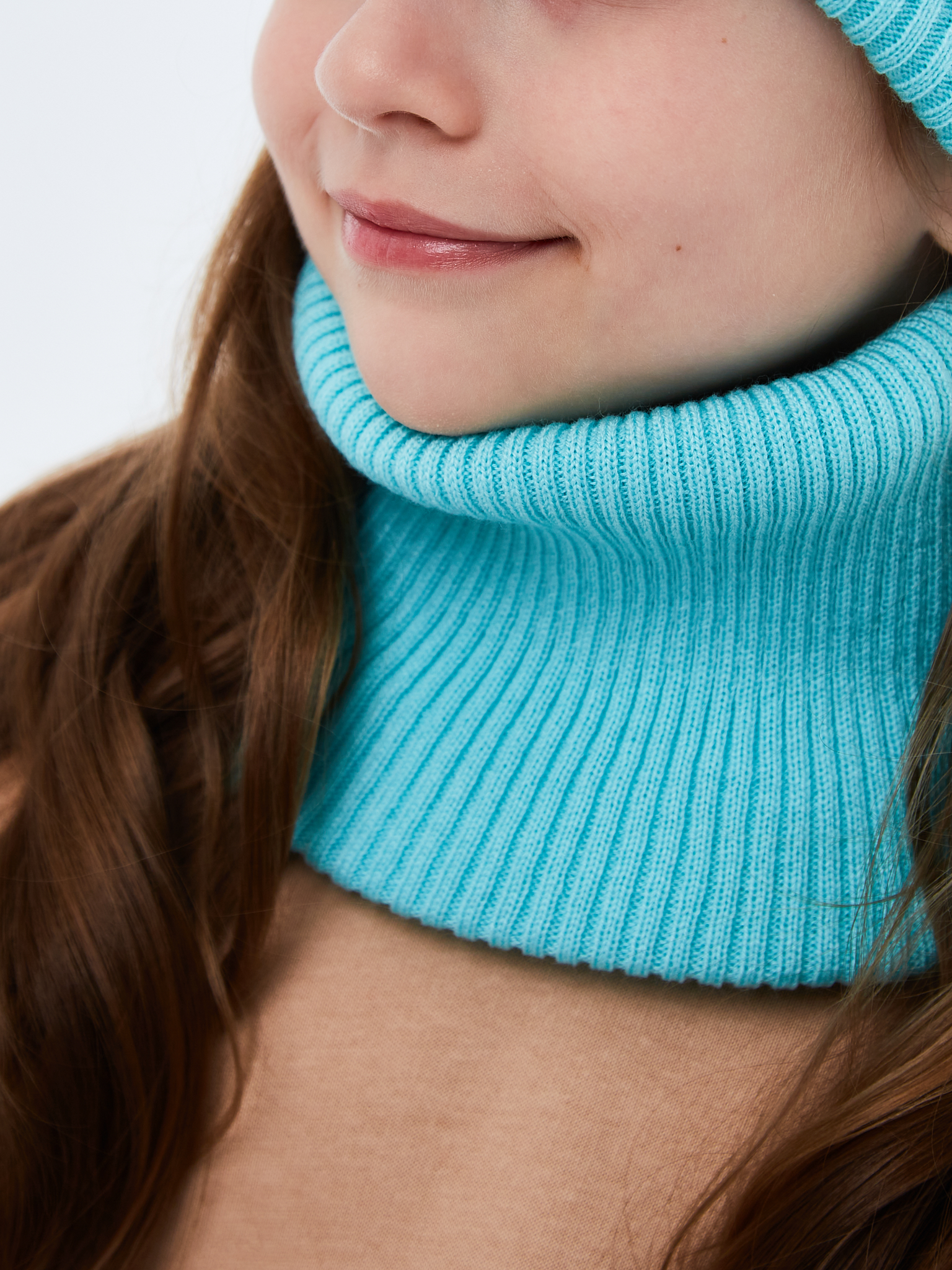 Шапка и снуд KUBRIO KU-H-72-lopataG-Turq - фото 13