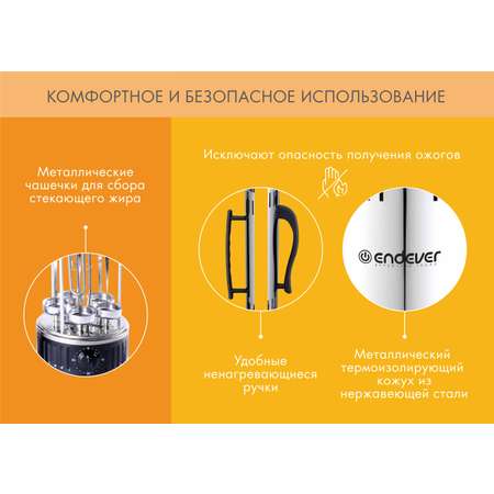 Электрическая шашлычница ENDEVER Grillmaster 290