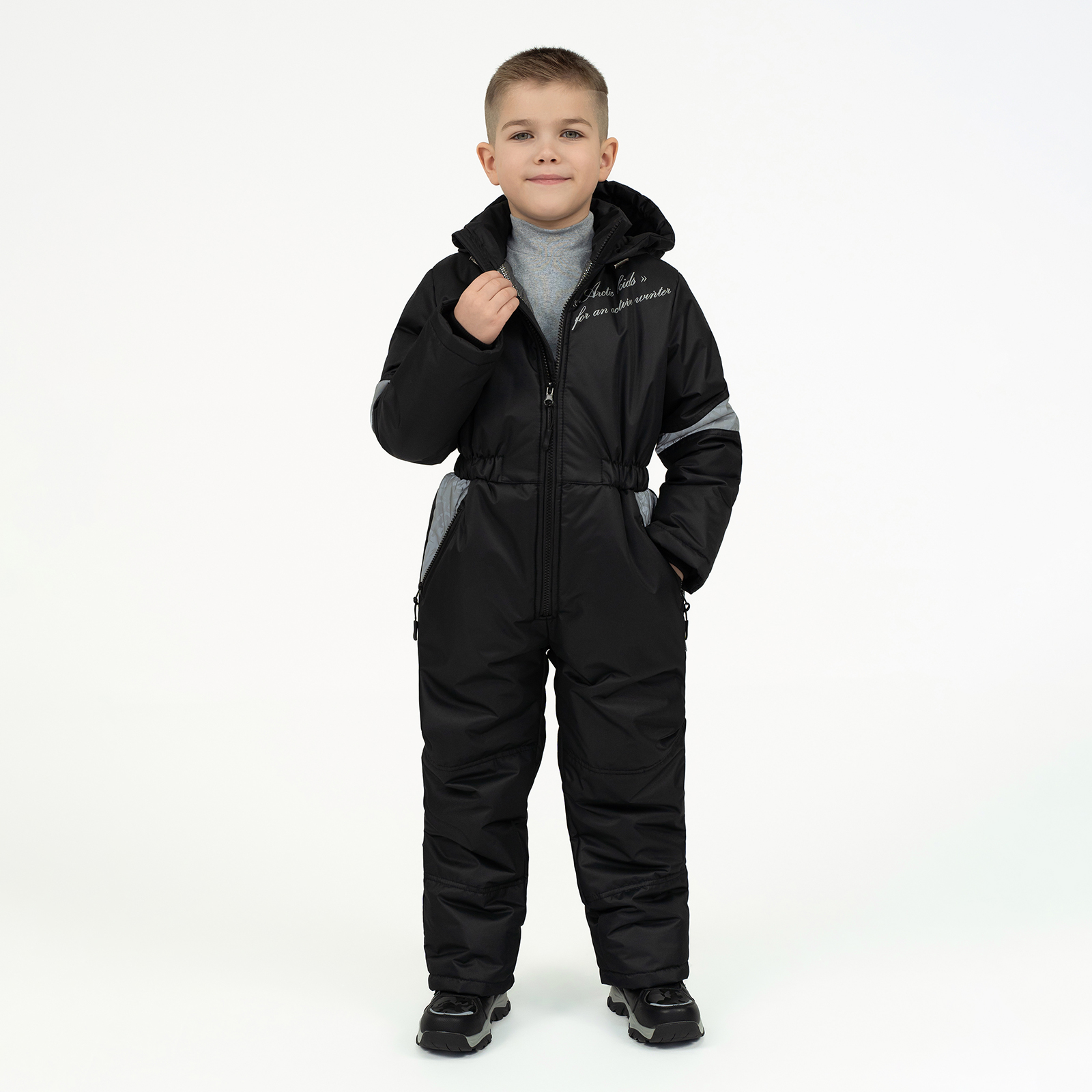 Комбинезон зимний Arctic kids 30-041 черный - фото 1