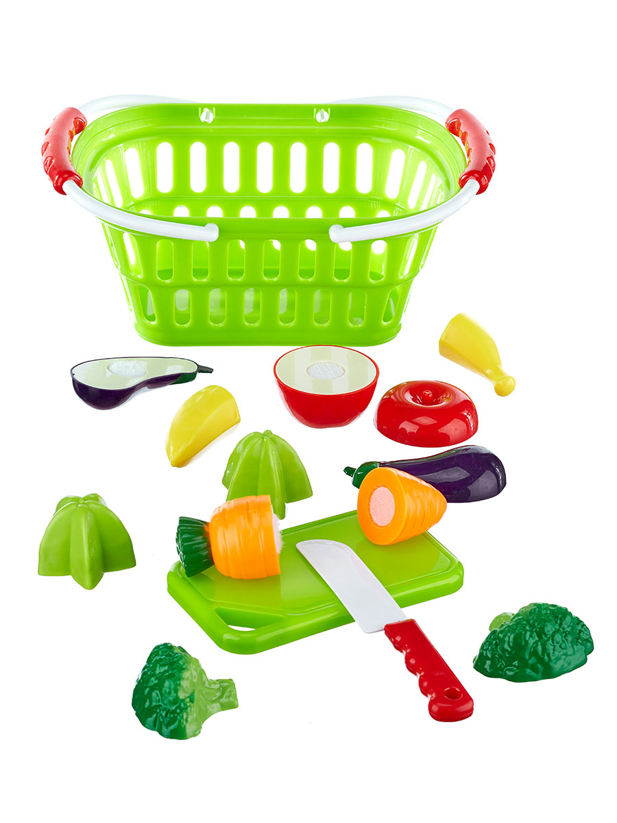 Игровой набор Donty-Tonty продукты, тележки и корзинки - фото 6