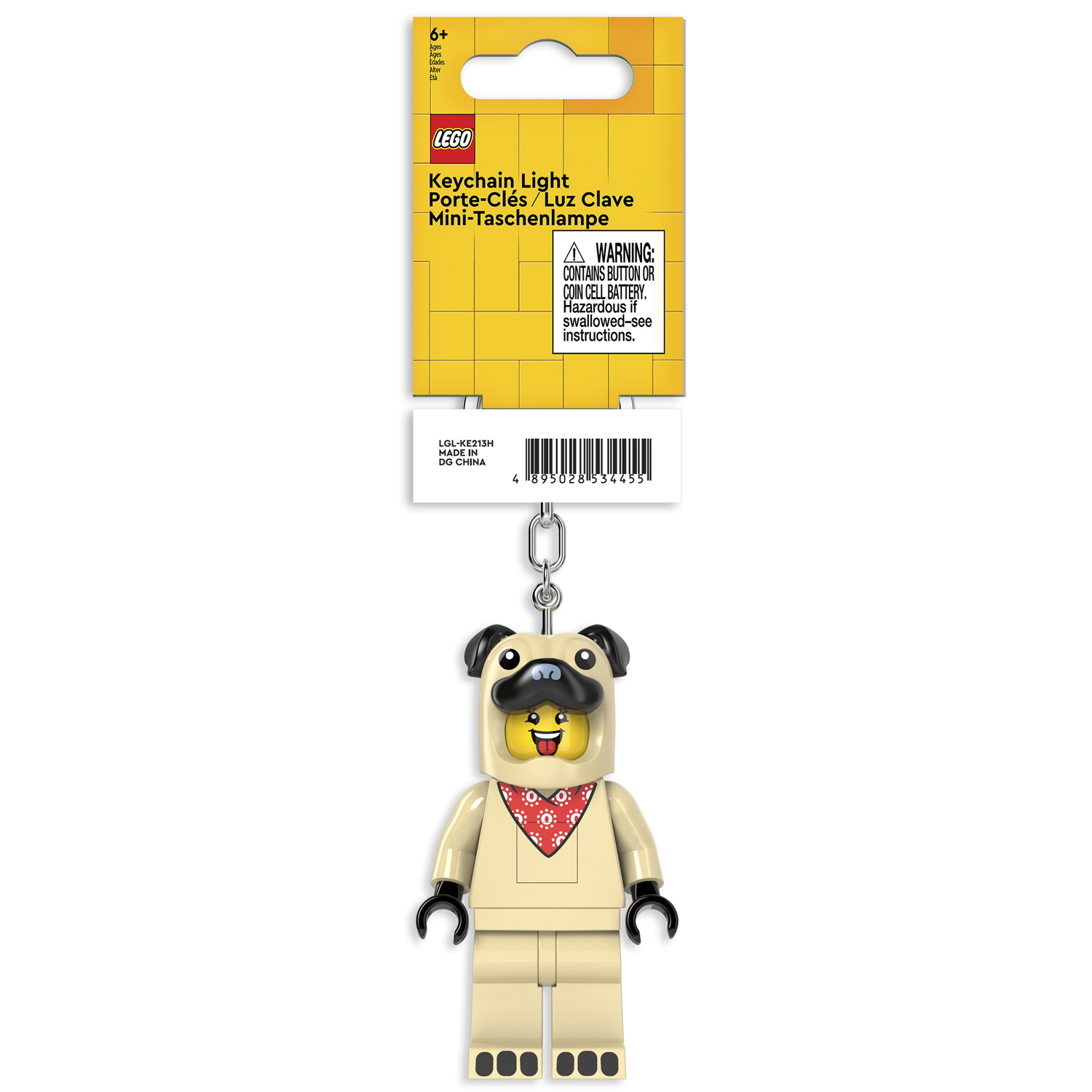 Брелок LEGO Minifigures - Человек-Мопс 1 шт. - фото 7