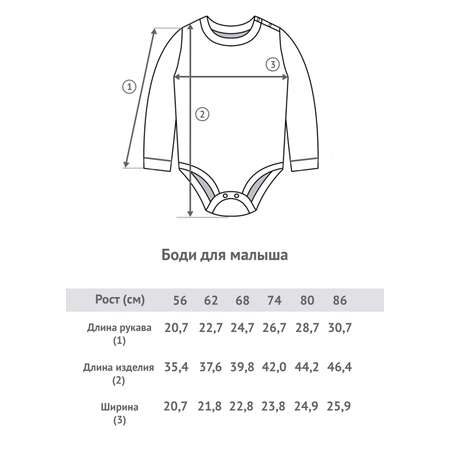 Боди 2 шт. Лапушка