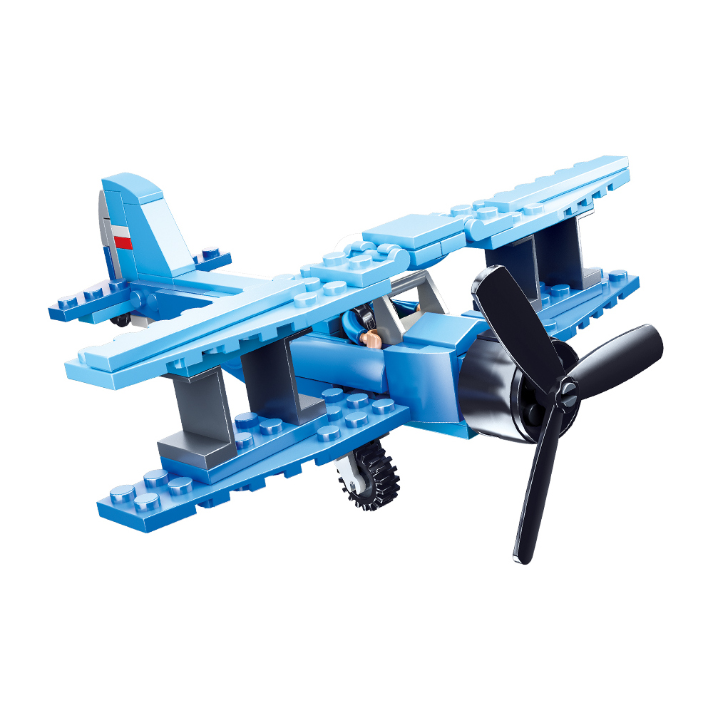 Конструктор SLUBAN Биплан - фото 1