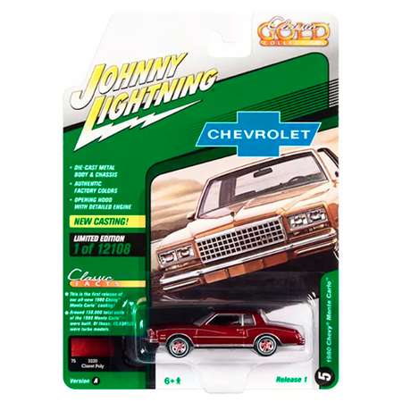 Автомобиль Johnny Lightning 1980 Chevy Monte Carlo 1:64