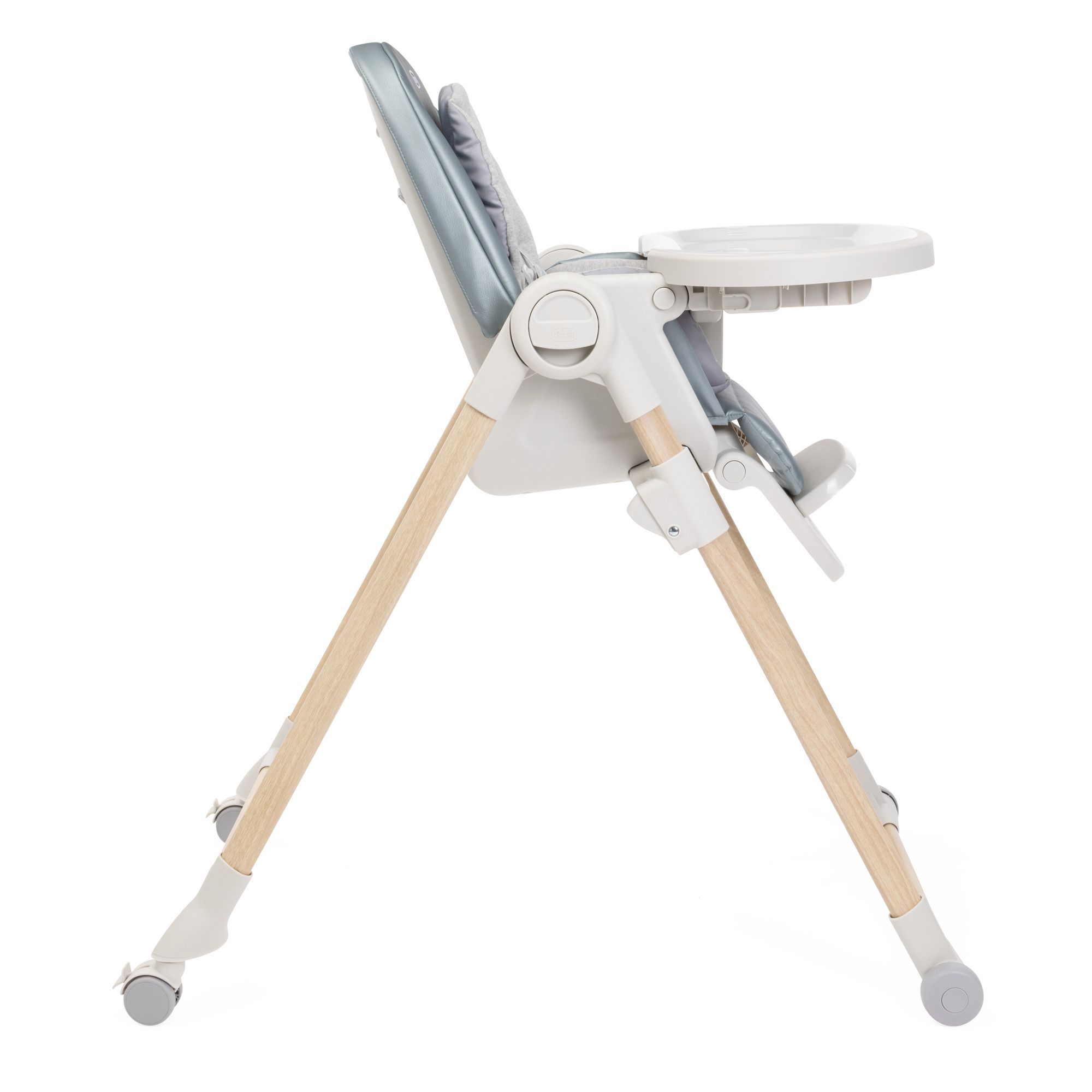 Стульчик для кормления Chicco голубой - фото 23