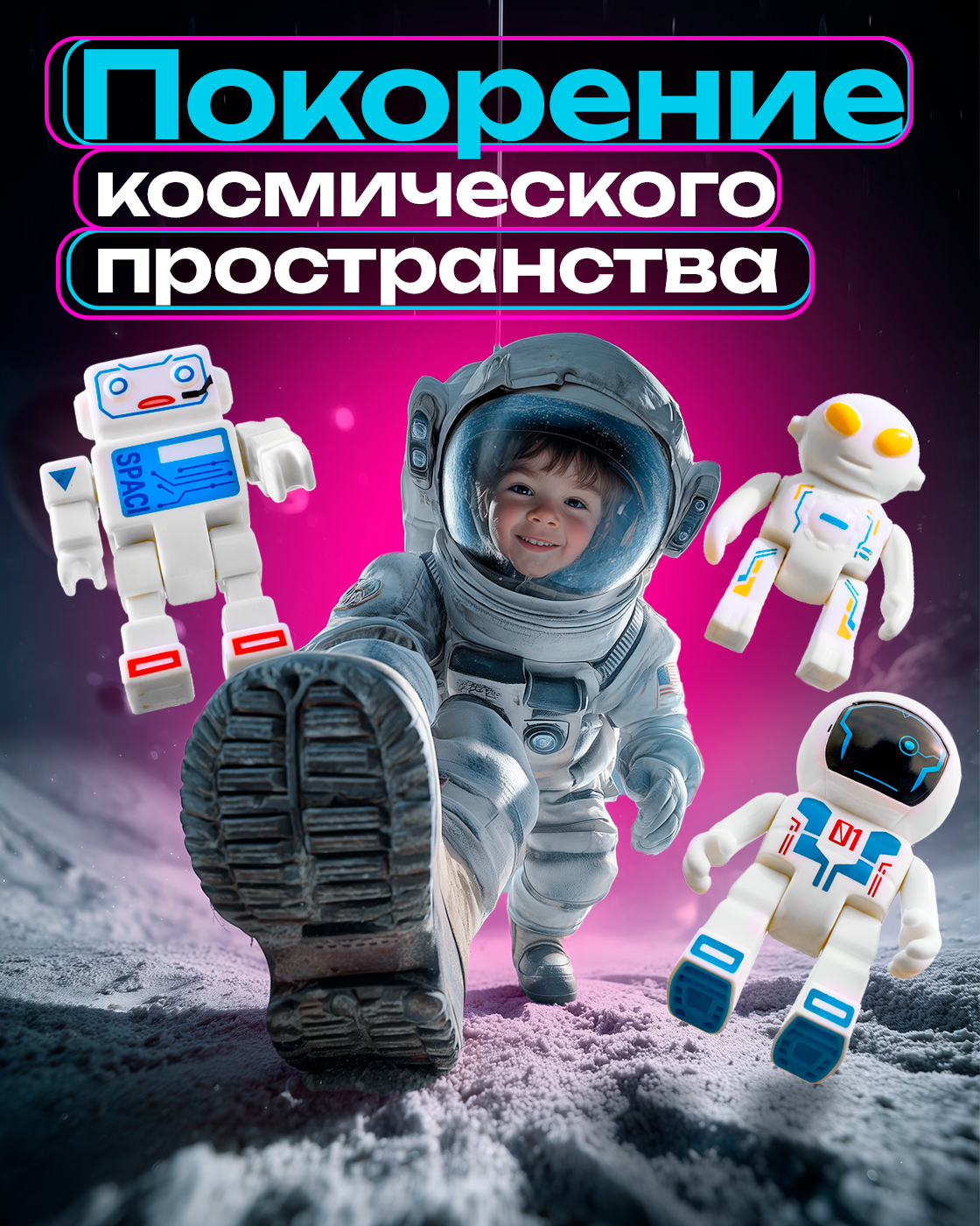 Космический корабль 1TOY SPACE TEAM ракета Т24294 - фото 5