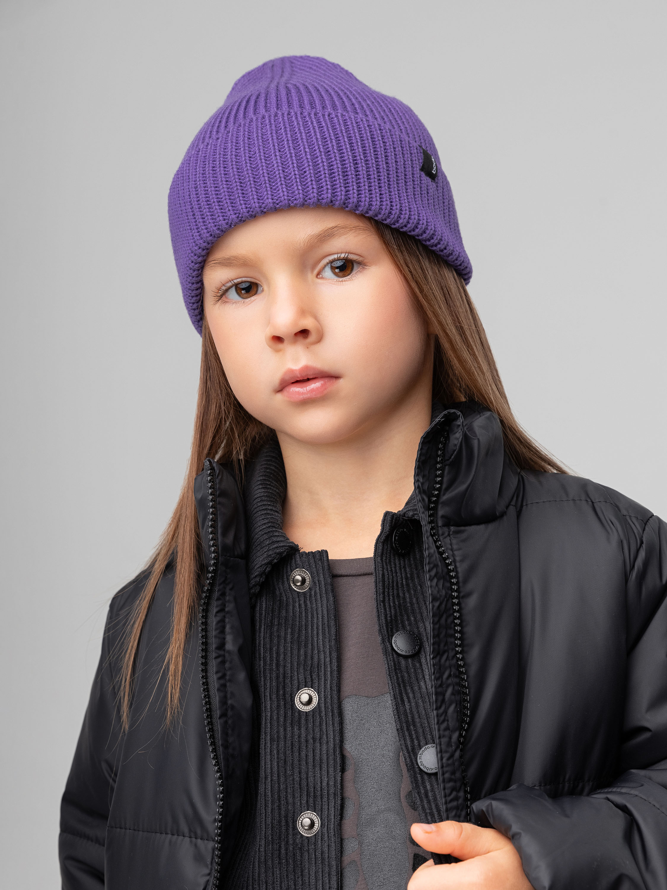 Шапка Bodo 10-403MU_фиолетовый - фото 3