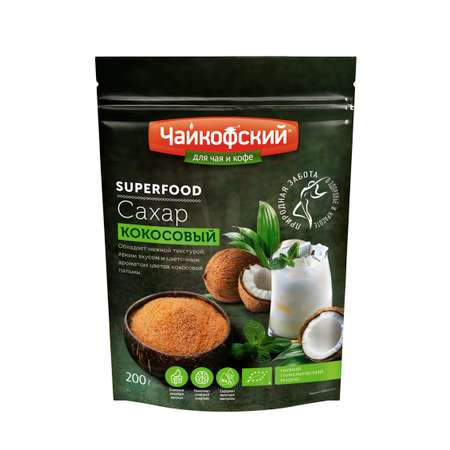 Сахар Чайкофский Кокосовый 200г