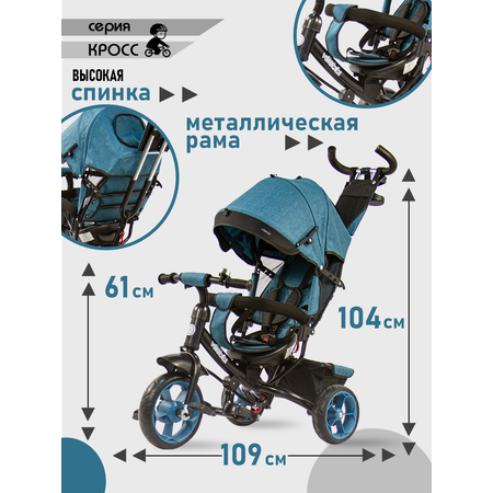 Трехколесный велосипед Velobibi 10 дюймов
