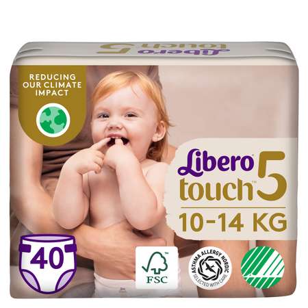 Подгузники Libero 5 (10-14 кг) 40 шт.