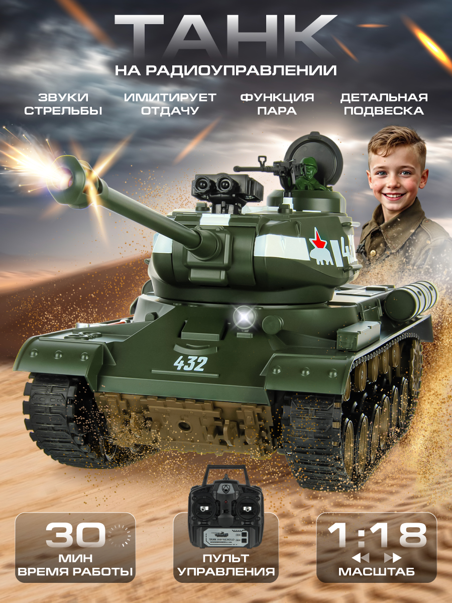 Танк РУ Veld Co 1:18 - фото 1