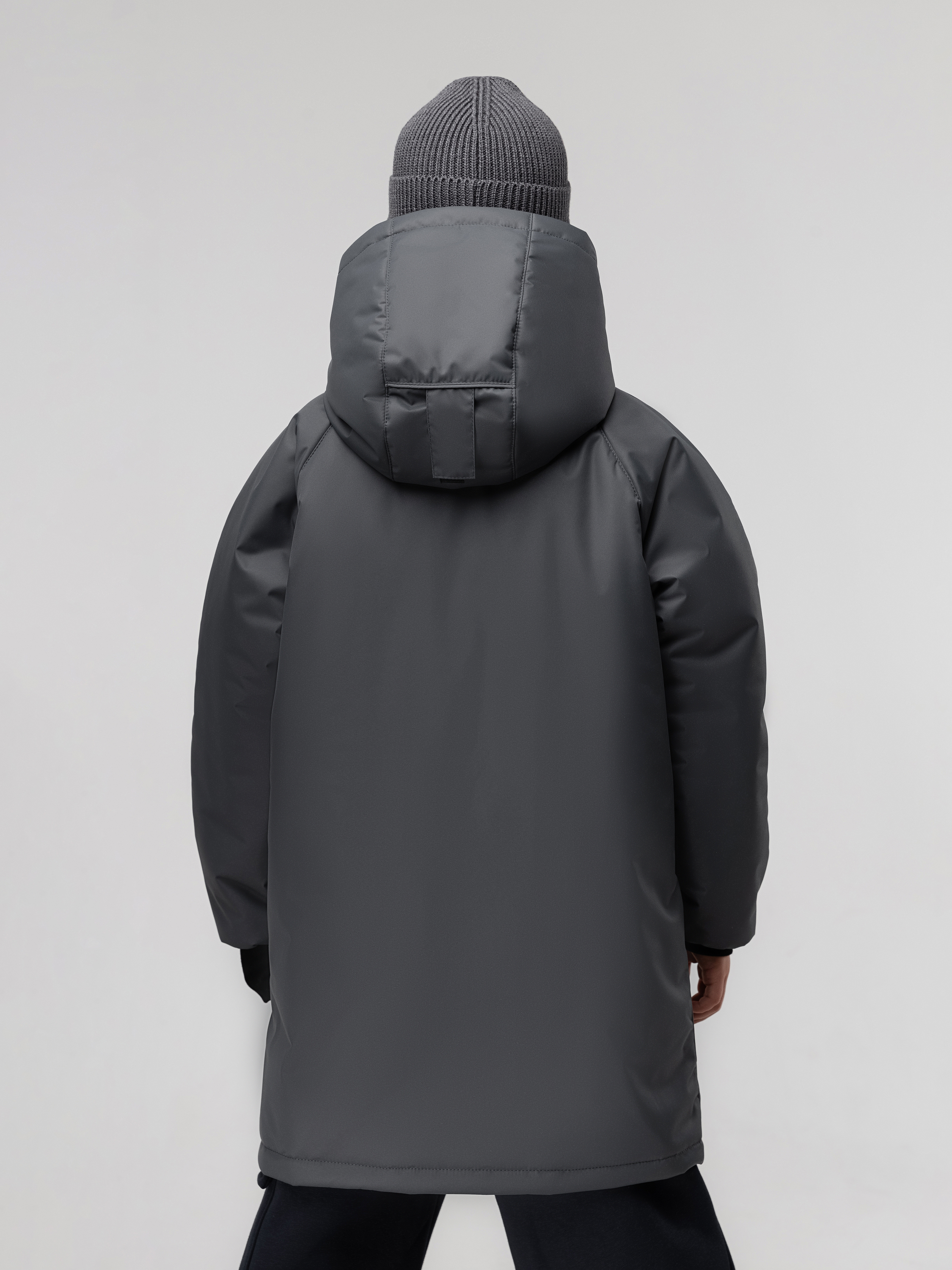 Пальто Bodo 49-10U_темно-серый - фото 5