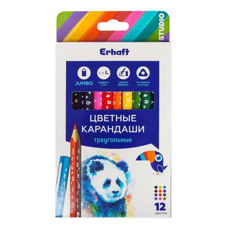 Карандаши цветные Erhaft 12 шт.