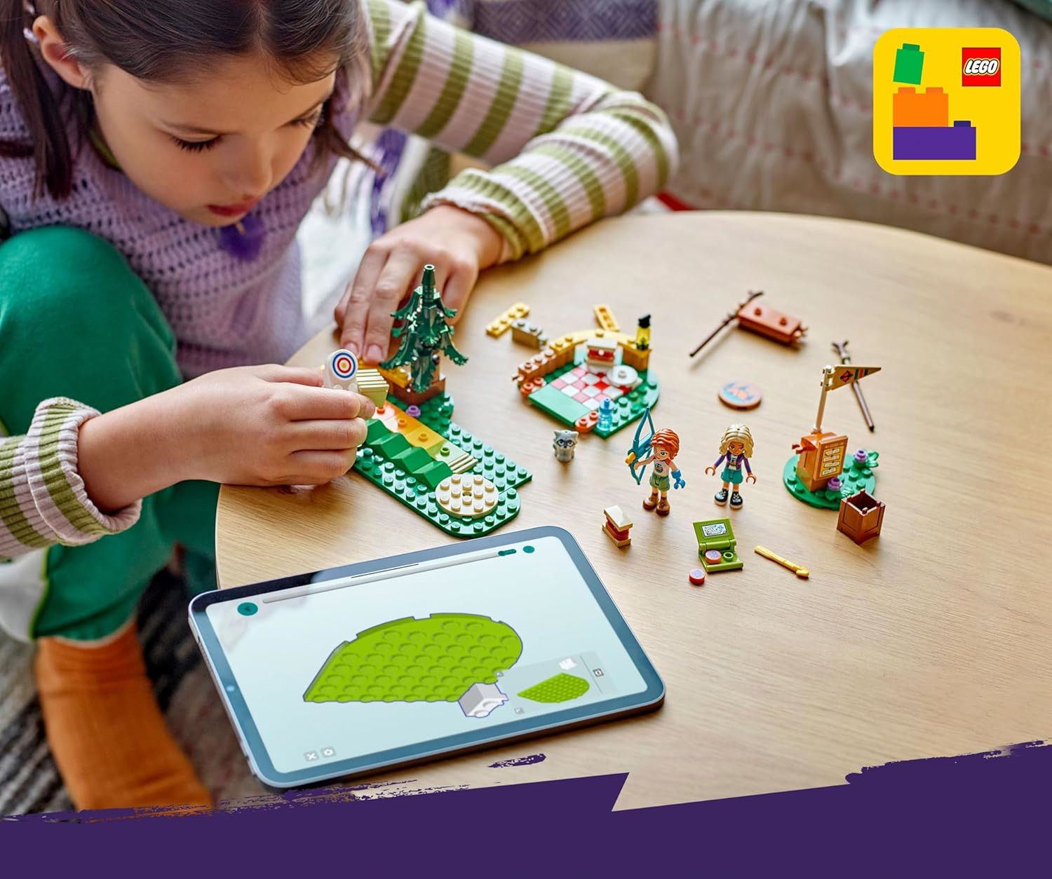 Конструктор LEGO Friends Лагерь Стрельба из лука 157 дет. - фото 12