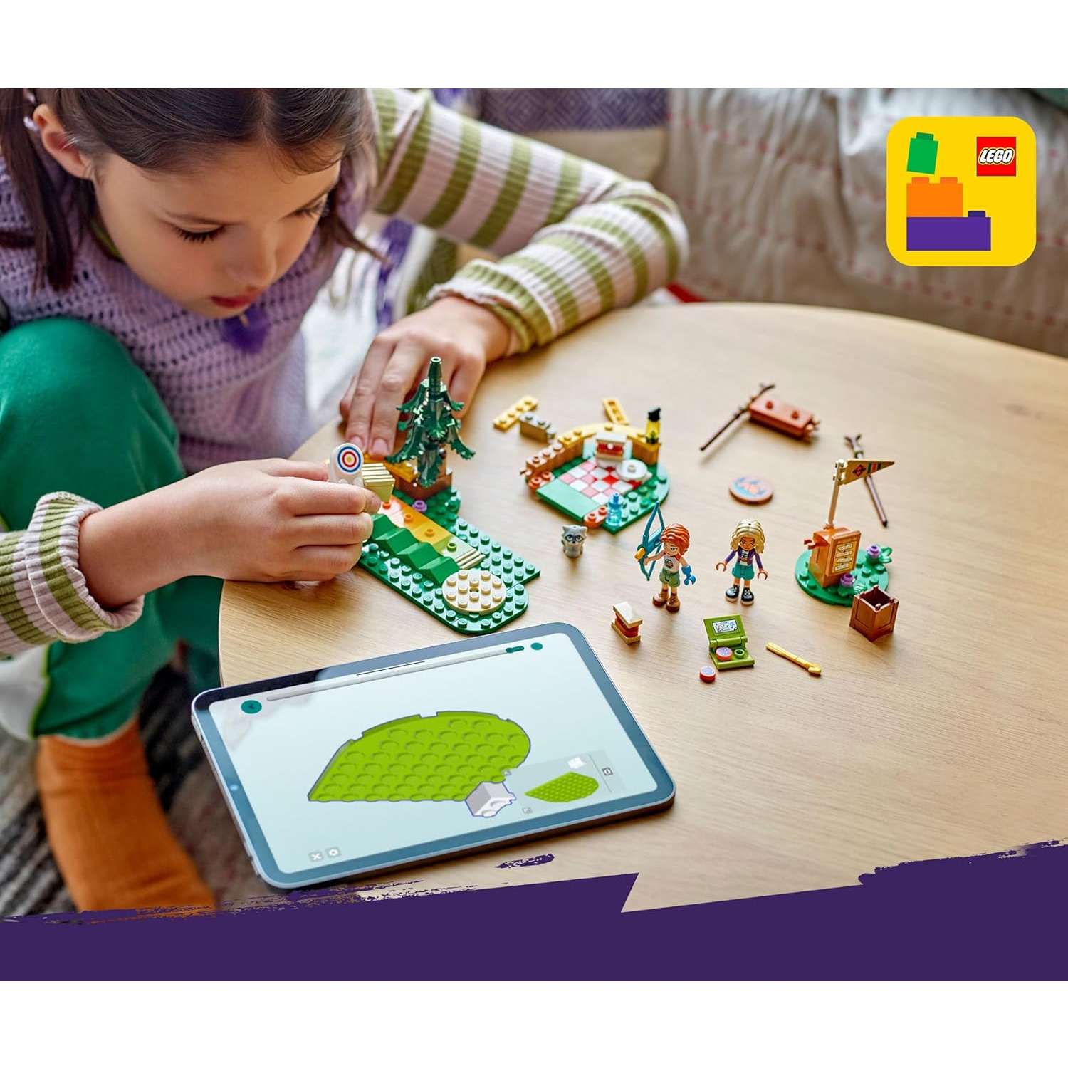 Конструктор LEGO Friends Лагерь Стрельба из лука 157 дет. - фото 12