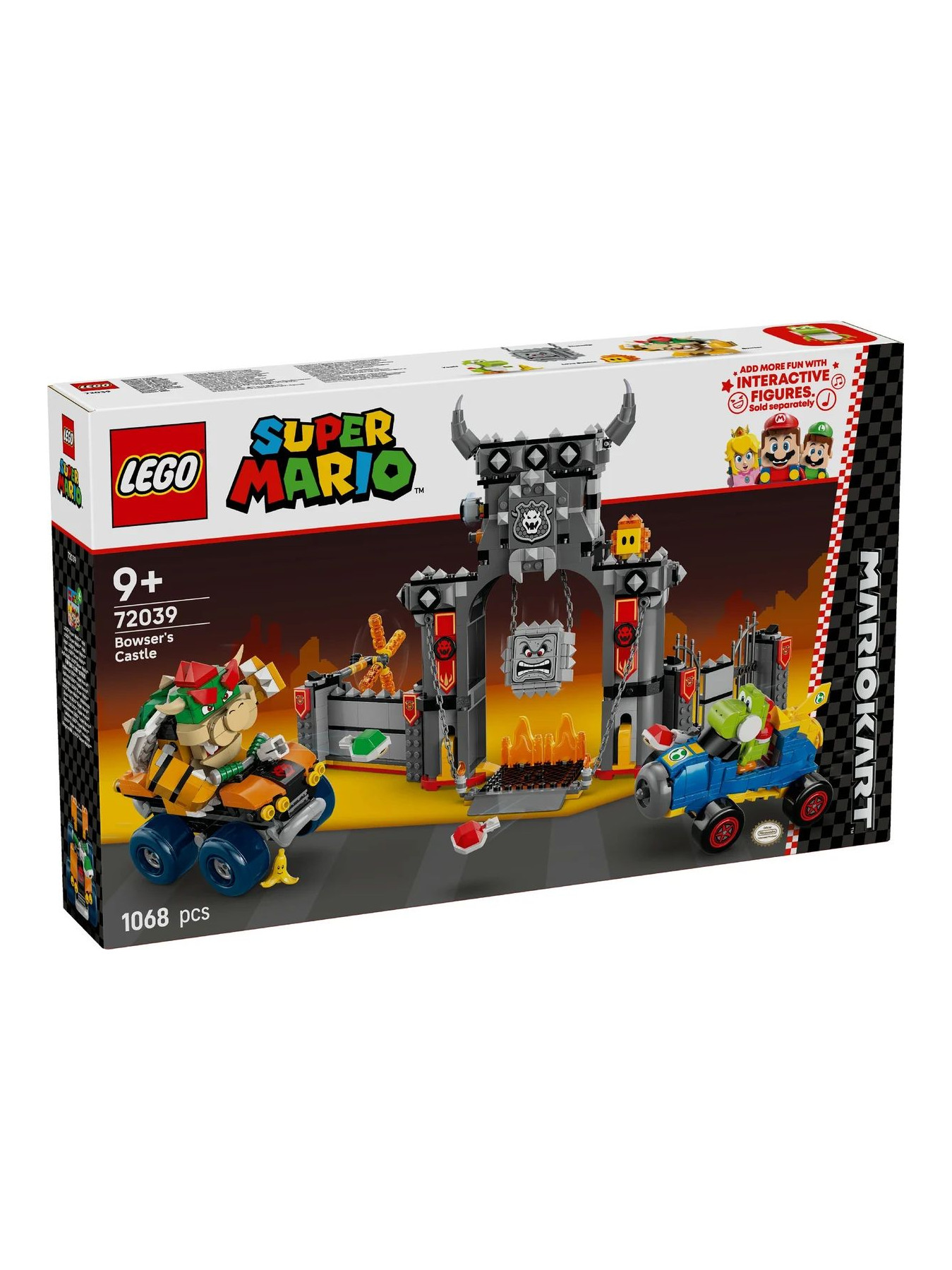 Конструктор LEGO Super Mario Замок Боузера 1068 дет. - фото 1