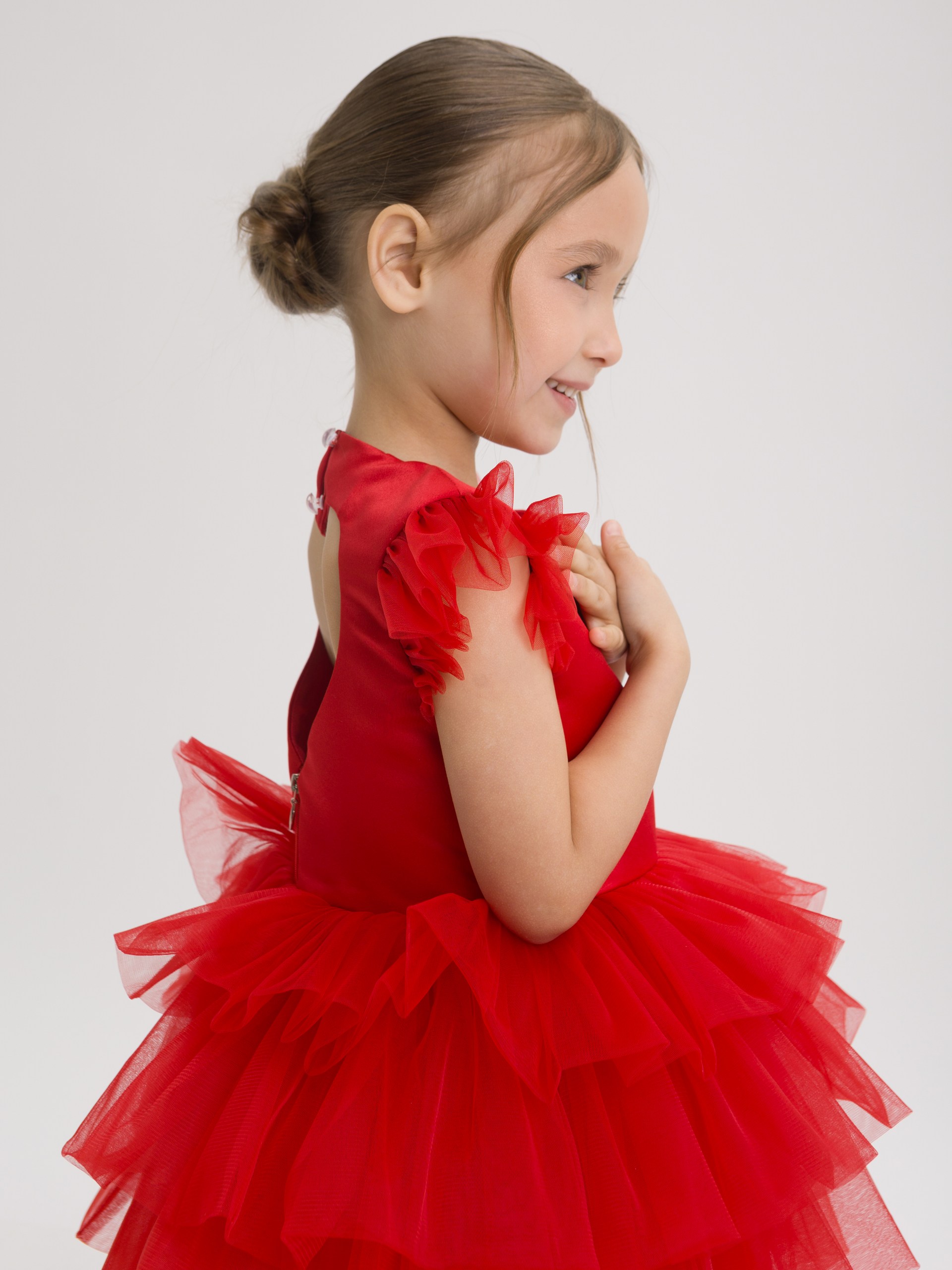 Платье LELUkids 1231.24_зефирка_красный - фото 7