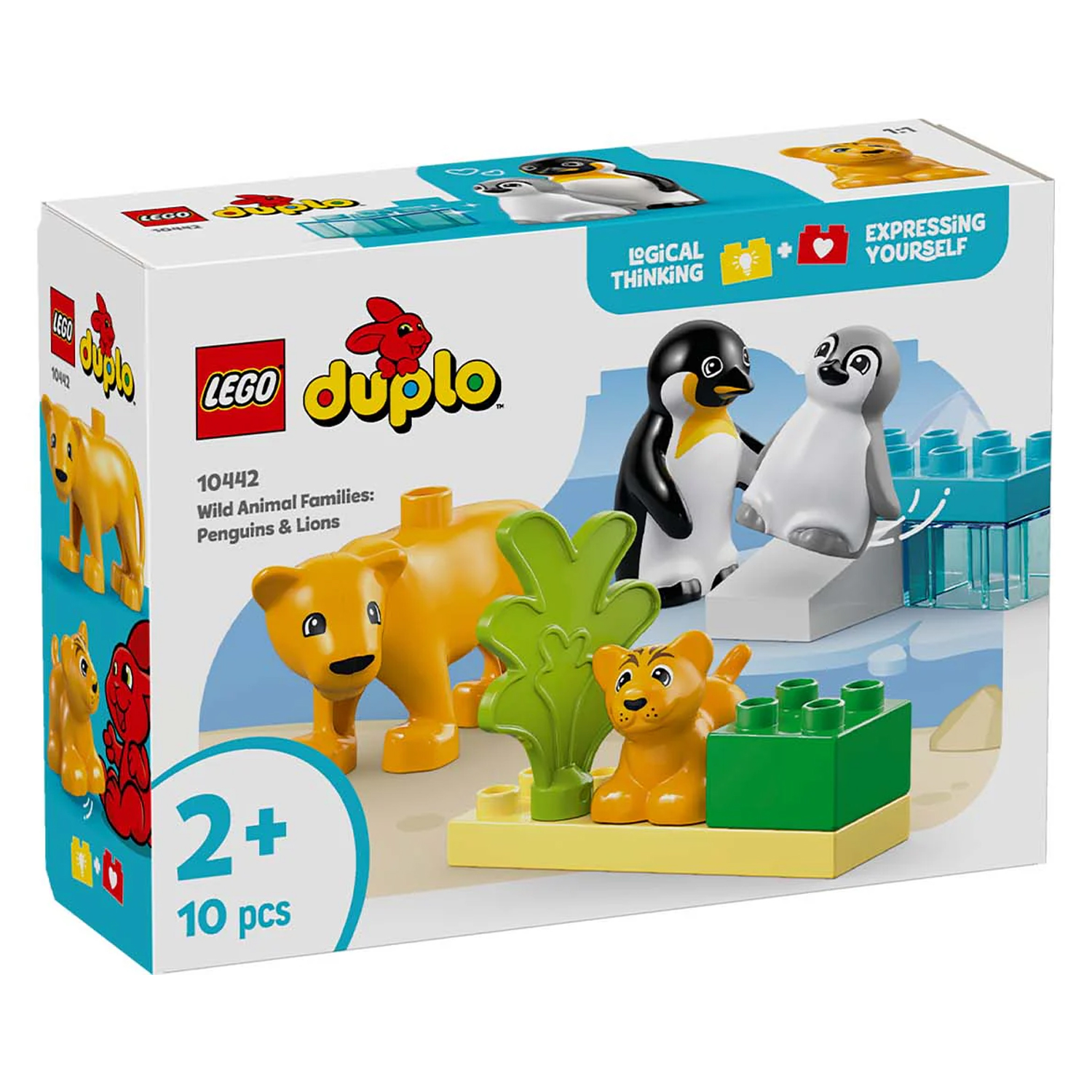 Конструктор LEGO DUPLO Семейства диких животных 10 дет. - фото 7