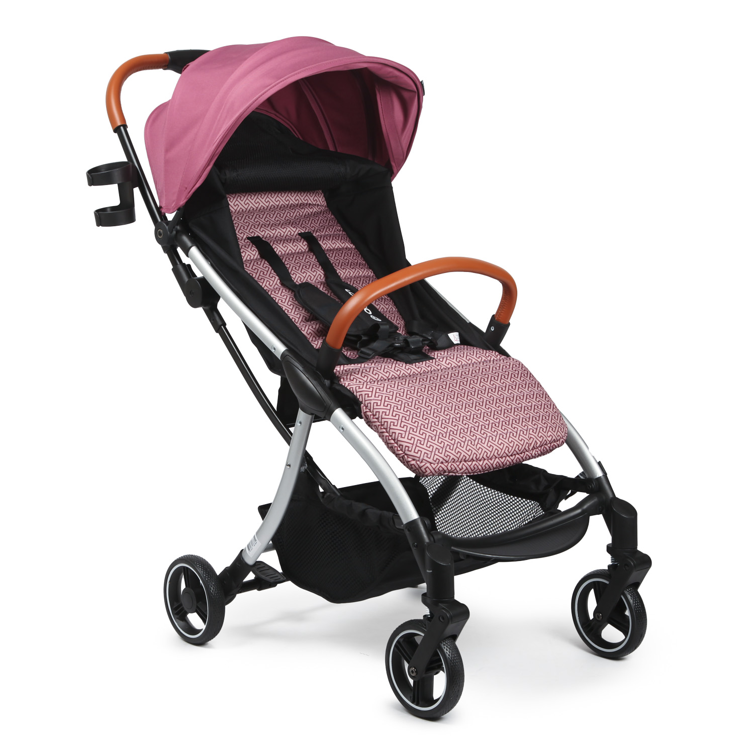 Коляска прогулочная Olsson Smart Berry розовый - фото 1