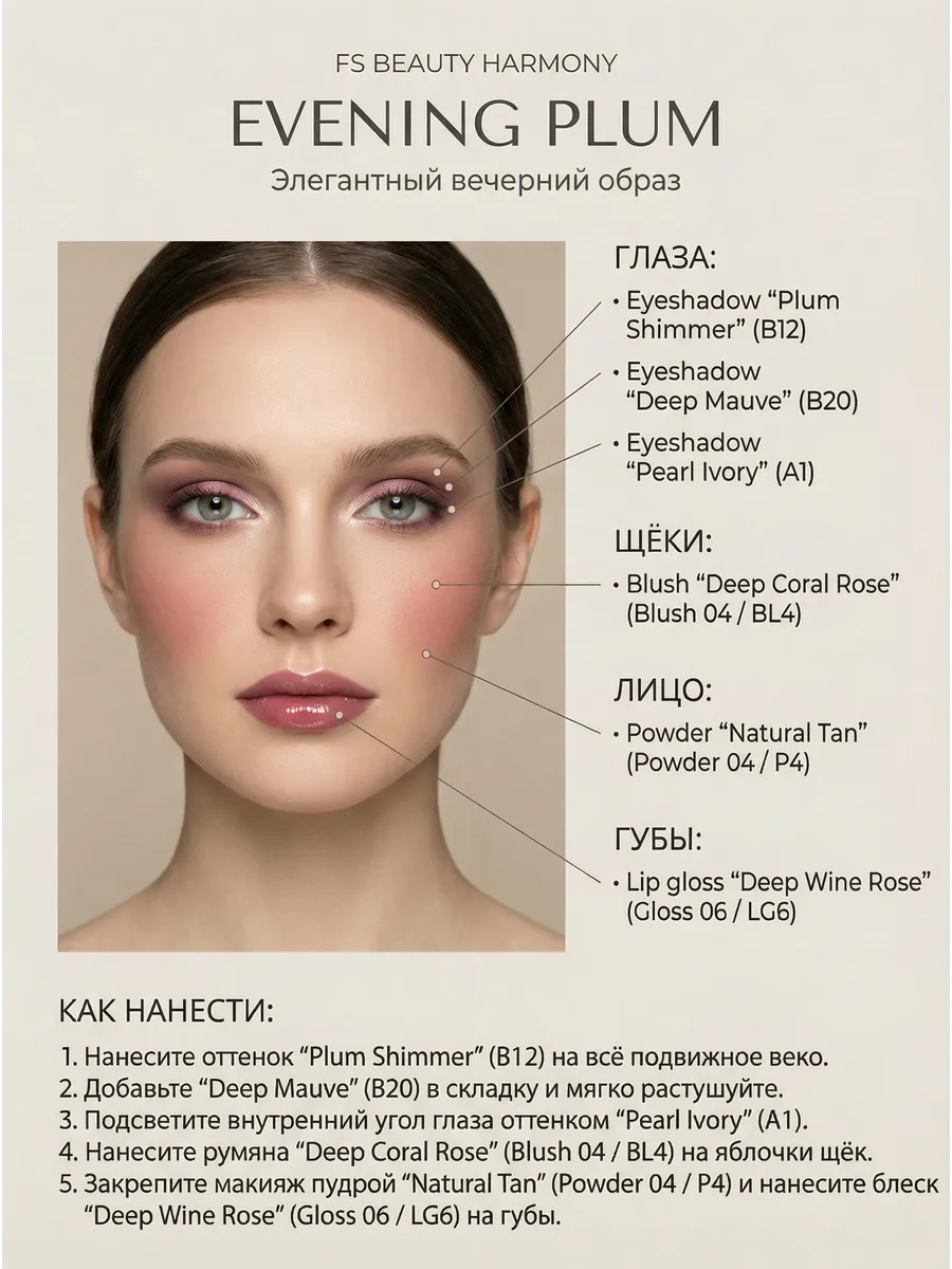 Подарочный набор декортивной косметики FS Beauty De Lux - фото 13