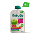 Пюре BabyGo Яблоко-малина-клубника с 6 мес 90 г