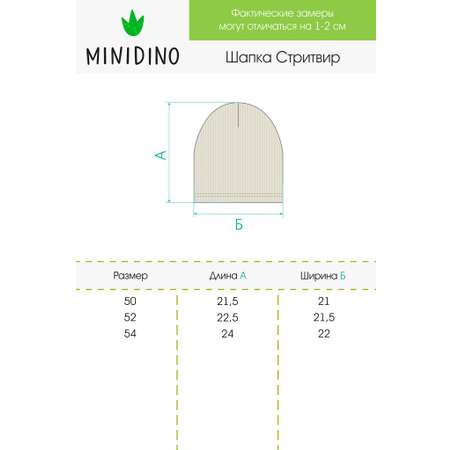 Шапка MINIDINO