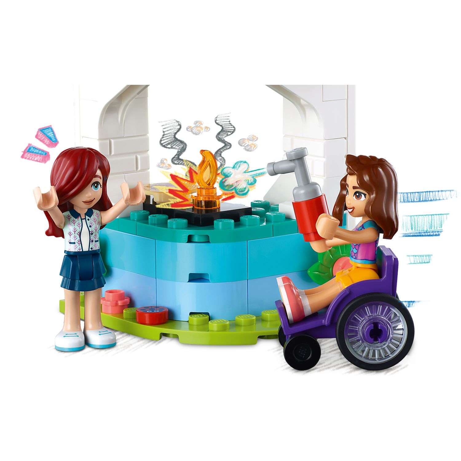 Конструктор LEGO Friends Pancake Shop блочный - фото 5